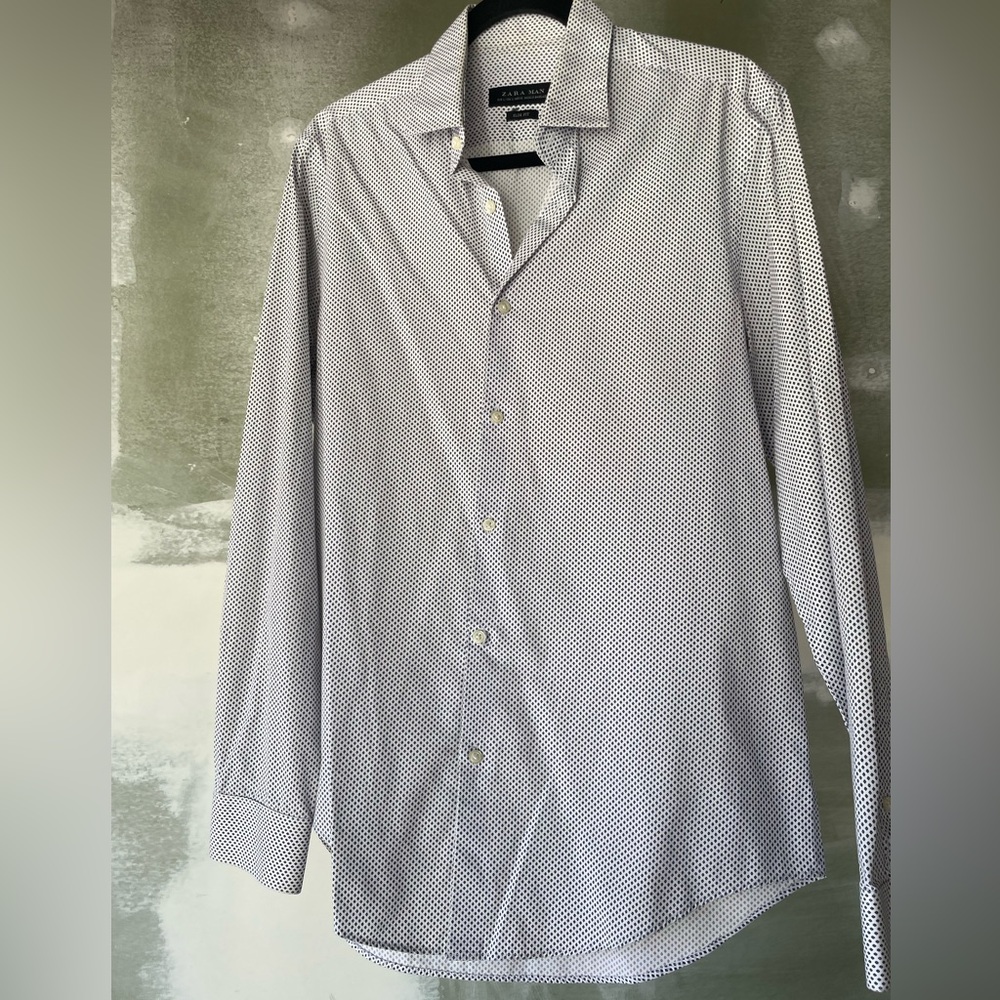 Zara men dressy shirt